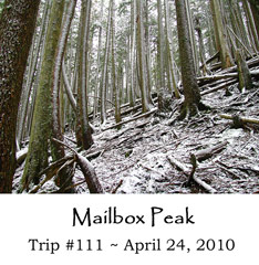 Trip 111 Mailbox Peak 04-24-10