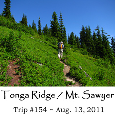 Trip 154 Tonga Ridge-Sawyer Mtn 08-13-2011