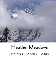 Trip 83 Heather Meadows 4-8-09