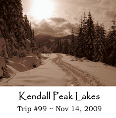 Trip 99 Kendall Peak Lakes 11-14-09